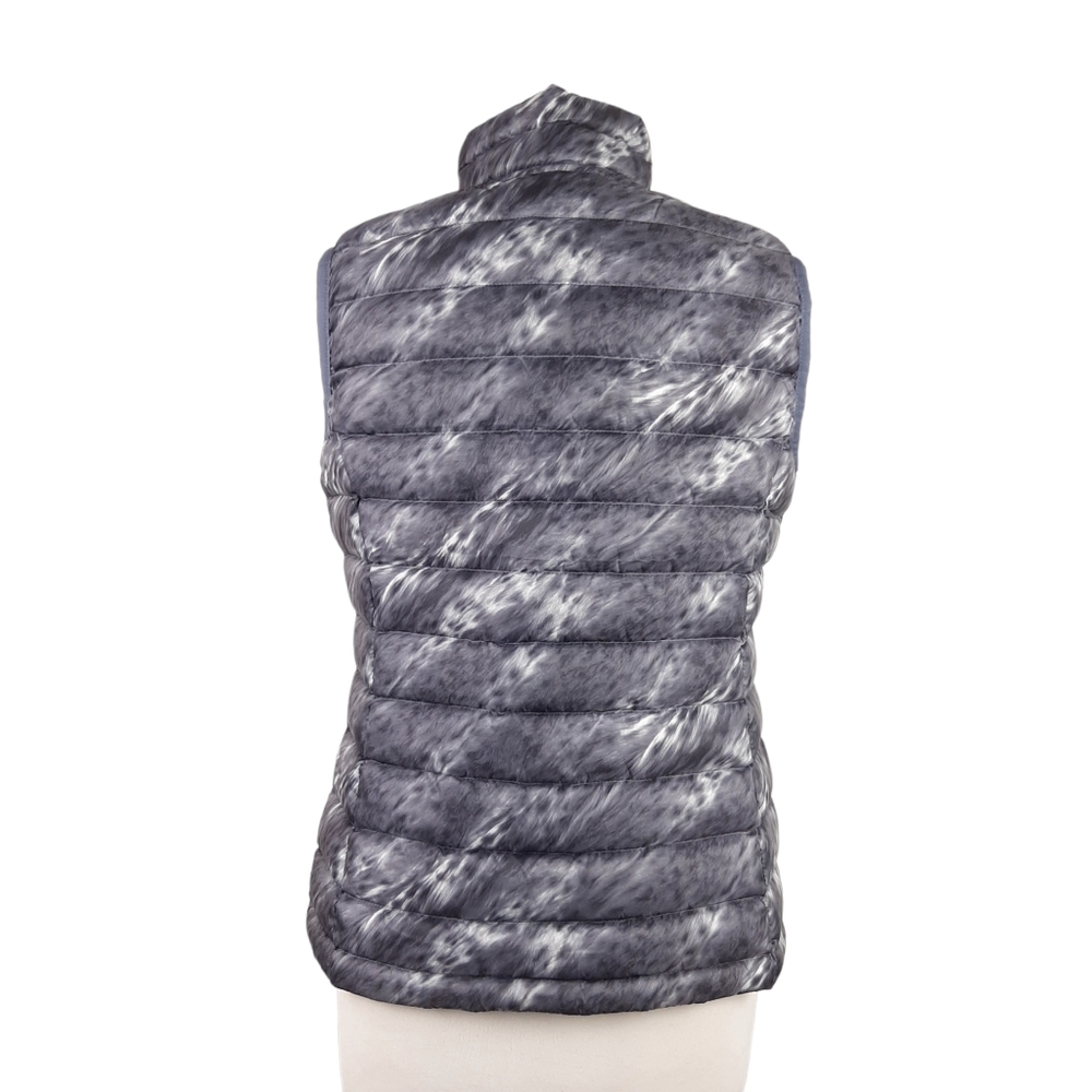 Ariat Ideal Down Lightweight Gilet Size Small Grey Animal Print Equestrian - Picture 6 of 16